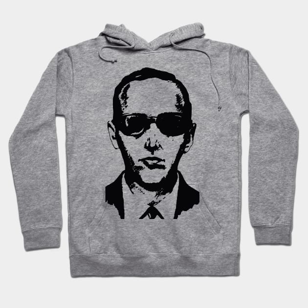 DB Cooper Sketch - Criminal, Plane Hijacking, Unsolved, Outlaw Hoodie by SpaceDogLaika